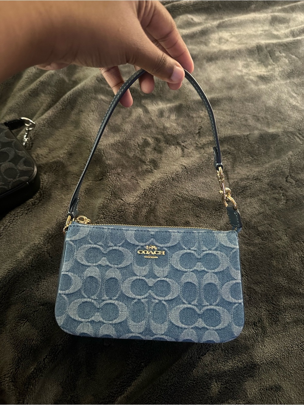 Coach blue Denim nolita bag